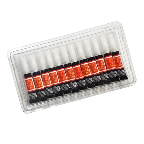 12 Stcs Starke Kleberreparatur Kleber Flüssigkleber Handgefertigte Modell Kleber Schnelltrocknen Kleber Superklessche Für Plastikglas von SUMMITDRAGON