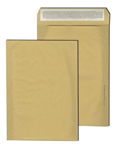 SUMO Papierpolstertaschen 195 x 265 mm haftklebend natron braun 90 g/m² von SUMO