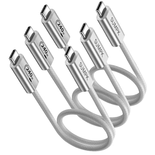 SUMPK 240W USB C auf USB C Kabel 60cm 3 packs, Short USBC zu USBC Kabel, kompatibel mit iPhone 15 Pro Max Plus, iPad MacBook Pro/Air, Samsung Galaxy S23 S22 S21 S20 Note 20 SUMPK 240W USB C auf USB C Kabel 60cm 3 packs, Short USBC zu USBC Kabel, kompatibel mit iPhone 15 Pro Max Plus, iPad MacBook Pro/Air, Samsung Galaxy S23 S22 S21 S20 Note 20 von SUMPK