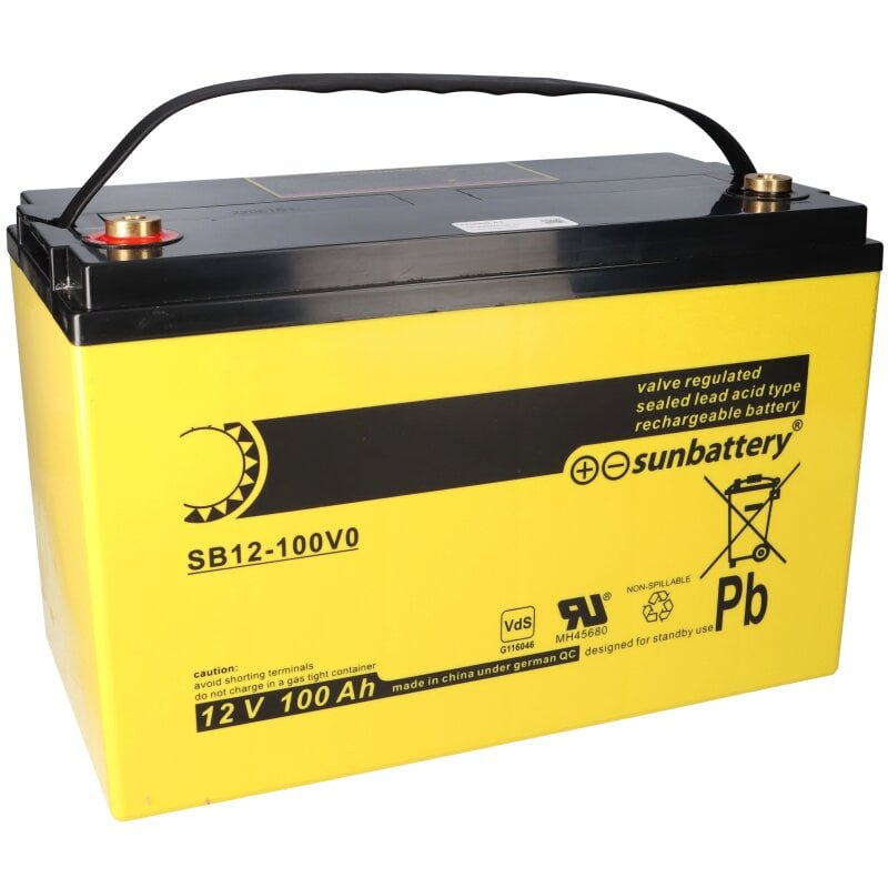 Akku passend für SSB SBL100-12i(sh) 12V 100Ah Bleiakku von SUN Battery