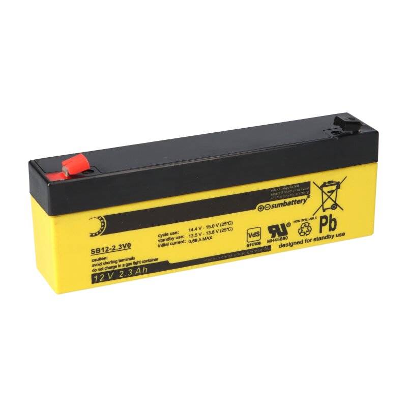 Bleiakku für ABUS Alarmsirene Blitzleuchte SG1800 Jablotron Oasis Alarmzentrale 12V von SUN Battery