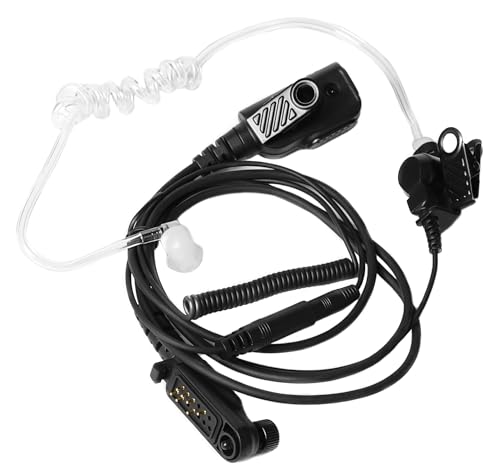 SUNDELY® Headset Ohrhörer kompatibel mit HYT Hytera Radio HP50X HP605 HP705 PD600 PD602 PD605 PD660 PD662 PD665 PD680 PD682 PD685 PDC550 X1e X1p Z1p Walkie Talkie PTT Multipin EHN21 EAN22 EAN24 von SUNDELY