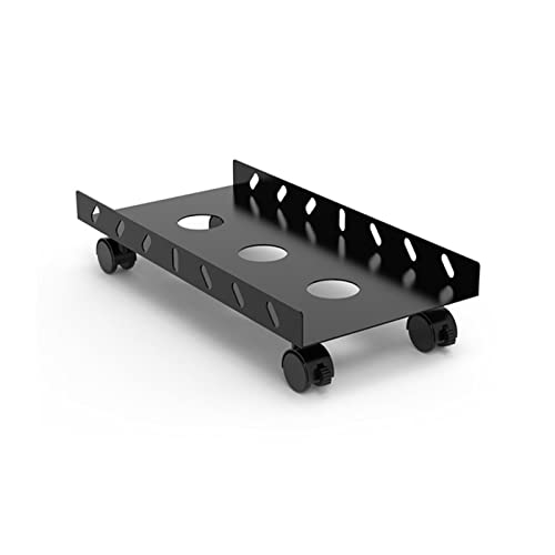 PC Halterung Zentralprozessor Bracket-Desktop-Host-Basishalterung Metallhalterungs-Regal-Halterung Pc. Halterung mit Riemenscheibe, die for die meisten PCs geeignet ist (weiß / schwarz) CPU Ständer ( von SUNESA