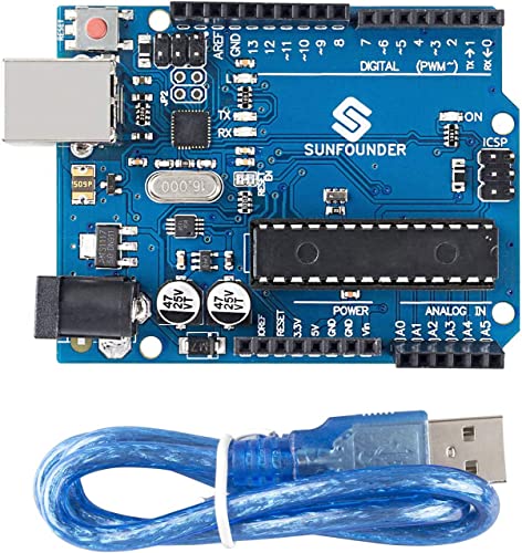 SUNFOUNDER R3 Board kompatibel mit Arduino IDE (mit USB Kabel) von SUNFOUNDER
