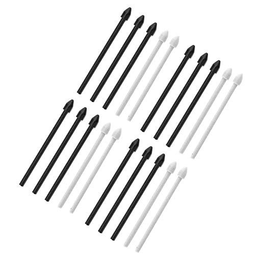 20 Stück Ersatzspitzen + Spitzen + Nadel + Pinzette, Hochwertig, Langlebig, Geeignet für Note 10/Note 10 Plus/Tab S6/T860/T865 (Black) von SUNGOOYUE