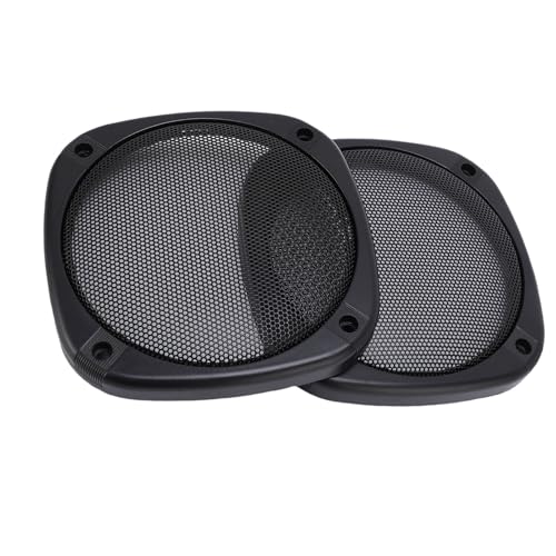 2pcs Deckenlautsprecher Kühlergrillabdeckungen, 137 Mm Metallnetzwagen Dekorativ Grill Zubehör Teil mit 8 Schrauben für Lautsprecher Hauslautsprecher von SUNGOOYUE