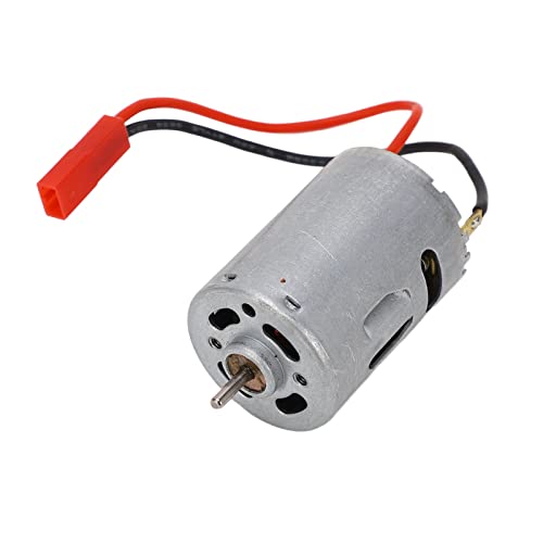380 Buchsenmotor JST-Buchsenstecker Effiziente Leise Wärmeableitung Fernbedienung Auto Eisen 7,2 V 8,4 V Silber 1 18 RC-Autos von SUNGOOYUE