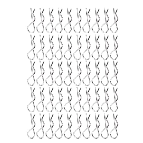 50 PCs RC -ZubehöR R Clip Pin Pin Hochwertig Edelstahl -Eisenkörpernadeln füR RC -Modellauto, Geeignet füR Alle Fähigkeiten in der Qualifikation 50 PCs RC -ZubehöR R Clip Pin Pin Hochwertig Edelstahl -Eisenkörpernadeln füR RC -Modellauto, Geeignet füR Alle Fähigkeiten in der Qualifikation von SUNGOOYUE