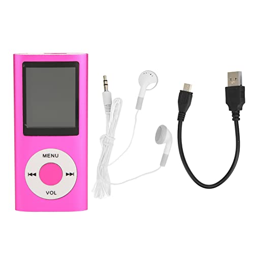 64 GB MP3-Player, Tragbarer -Bluetooth-Musikplayer mit Verlustfreiem Sound, Unterstützt Sprachaufzeichnung, 1,8-Zoll-HD-Bildschirm für Sport, Laufen, Gehen von SUNGOOYUE