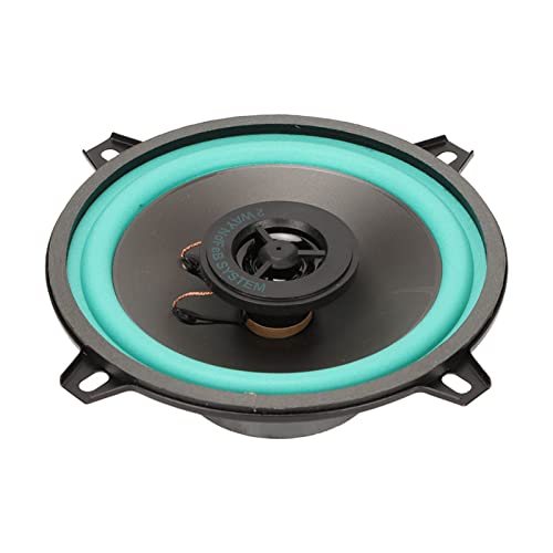 Auto-Koaxial-Lautsprecher Stereo, 100 W, 4 Ohm, Mittlerer Bereich, Hohe Empfindlichkeit, 5 Zoll, 2-Wege-Auto-Koaxial-Lautsprecher für Alle Auto-Soundsysteme von SUNGOOYUE