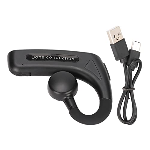 Bluetooth Headset, Multifunktionale 5.0 Bluetooth Knochenleitungs Ohrhörer Stereo Freisprech Wireless Ohrhörer für Gehörlose von SUNGOOYUE