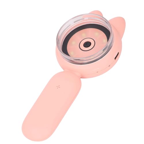 Digitales Mikroskop, Tragbare Handheld -Lupe mit 2 Zoll HD IPS -Bildschirm 8 LED -Leuchten 40 cm Gurt für Outdoor -Abenteuer Geologische Entdeckungen (PINK) von SUNGOOYUE