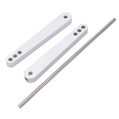 SUNGOOYUE 1/10 RC Auto Kippsicheres Stangenteil, Aluminiumlegierung RC Stärken Balancing Kippsichere Stange DIY Teil für Axial Wraith RR10 RC Autozubehör(Silber) von SUNGOOYUE