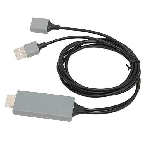 SUNGOOYUE 1080P HD-Multimedia-Schnittstellenkabel-Adapter für, TV, Projektor, Teilen mit Familien und Freunden, Kompatibel mit und -System (Black) von SUNGOOYUE