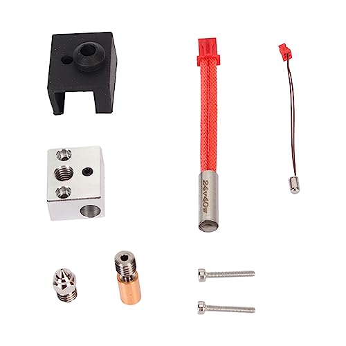 SUNGOOYUE 3D-Drucker-Hot-End-Extruder-Düsen-Kit, Hitzebeständiges, Vernickeltes, Stabiles 3D-Drucker-Extruder-Hotend-Kit für ENDER3 S1 / Sermoon V1 Ender 3 S1 Pro / CR10 Smart Pro von SUNGOOYUE