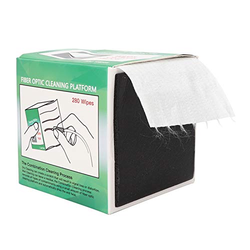 SUNGOOYUE Faserwischpapier, 280 Stück, Einlagige Faserwischer in Einer Box mit Klaren Haltepunkten für die Steckerreinigung SUNGOOYUE Faserwischpapier, 280 Stück, Einlagige Faserwischer in Einer Box mit Klaren Haltepunkten für die Steckerreinigung von SUNGOOYUE