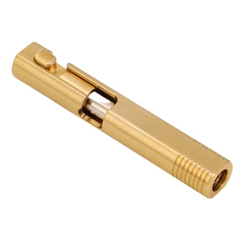 SUNGOOYUE Mini -Kugelschreiber -Brass, Tragbares Reibungsloses Schreiben Kleiner Taschen -Signierstift für das Büro (Messingfarbe) von SUNGOOYUE