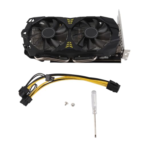 SUNGOOYUE RX 580 Grafikkarten, 8G GDDR5 3DP PCI Express 3.0 mit Zwei Lüftern 1244/7000 MHz 256bit PC Gaming Radeon Grafikkarte für SUNGOOYUE RX 580 Grafikkarten, 8G GDDR5 3DP PCI Express 3.0 mit Zwei Lüftern 1244/7000 MHz 256bit PC Gaming Radeon Grafikkarte für von SUNGOOYUE
