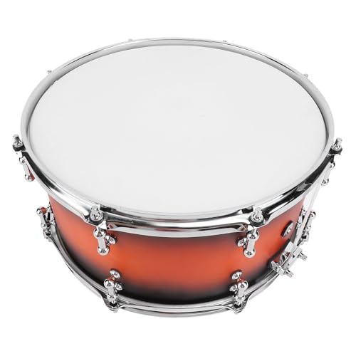 Snare Drum mit Stick Snare Drum Set mit Drumsticks 14x6,5 Zoll Snare Drum mit Weißer PET-Trommel Haut Edelstahl-Kanten für Anfänger Profis von SUNGOOYUE