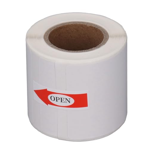 Thermopapierrolle, Wasserfest, weiß, Leicht zu Beschreibendes, Tintenloses Druckpapier mit Rückseitiger Klebefolie für Etiketten in Supermärkten (40x60mm 125 Blatt) von SUNGOOYUE