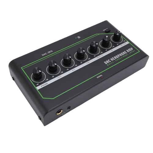 Tragbarer DAC -Gaming -Kopfhörerverstärker, Kompakter Kopfhörer -Verstärker -Stereo -Sound für Smartphones Computer mit Immersivem Spielerlebnis (EU-Stecker 100-240V) von SUNGOOYUE