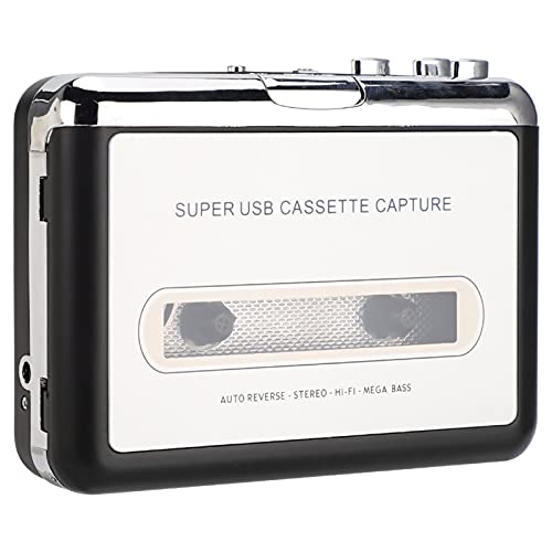 USB-Kassettenspieler, Konvertieren Alter Kassetten in MP3, Tragbarer Tragbarer Kassettenspieler, Benutzerfreundlicher USB-Anschluss, auf CD mit Software von SUNGOOYUE