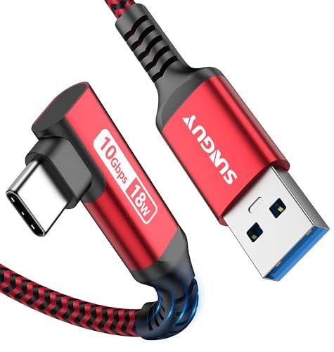 SUNGUY USB auf USB C Kabel, 0.5M 10Gbps USB 3.1 Gen 2 USB C Datenkabel Kompatibel mit Android Auto, Galaxy S24, SSD, Huawei P30/P20, Xiaomi-Rot SUNGUY USB auf USB C Kabel, 0.5M 10Gbps USB 3.1 Gen 2 USB C Datenkabel Kompatibel mit Android Auto, Galaxy S24, SSD, Huawei P30/P20, Xiaomi-Rot von SUNGUY