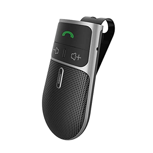SUNITEC Freisprechanlage für Auto Bluetooth 5.0,Drahtloser Bluetooth Freisprechanlage Auto Auto Power ON Support Siri Sprachführung Unterstützt 2 Telefone Gleichzeitig von SUNITEC