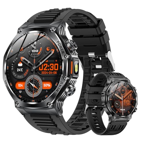 SUNKTA Smartwatch Herren mit LED Taschenlampe mit 800 mAh Großer Akku 1,75″ HD Bluetooth Anrufe Männer Smartwatch für iOS Android,Herzfrequenz/Schlafmonitor/Schrittzähler,100+ Sportmodi SUNKTA Smartwatch Herren mit LED Taschenlampe mit 800 mAh Großer Akku 1,75″ HD Bluetooth Anrufe Männer Smartwatch für iOS Android,Herzfrequenz/Schlafmonitor/Schrittzähler,100+ Sportmodi von SUNKTA
