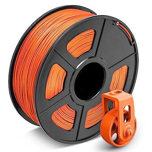 SUNLU ABS Filament 1.75 mm für den 3D-Drucker ABS 3D-Drucker Filamentgenauigkeit +/- 0.02 mm, Orange von SUNLU