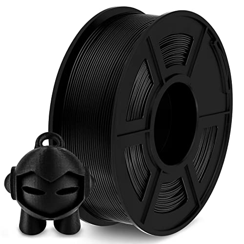 SUNLU Carbon Fiber PLA filament 1.75mm 3D Printer Filament, Dimensional Accuracy +/- 0.02 mm, Spool, 1.75 mm, Black von SUNLU