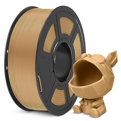 SUNLU Meta PLA Filament 1.75 mm, Hohe Zähigkeit, Bessere Liquidität PLA Filament für Schnelleren 3D-Druck, Maßgenauigkeit +/- 0,02 mm, 1 KG Spule,Schokolade von SUNLU