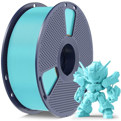 SUNLU High Speed PLA Meta Filament, 1kg PLA 3D Druckerfilament 1,75mm, Robusteres 3D Druckfilament, Maßgenauigkeit +/- 0,02mm, Kompatibel mit 3D FDM Druckern, 1kg Spule(2.2Pfund), Eisblau von SUNLU