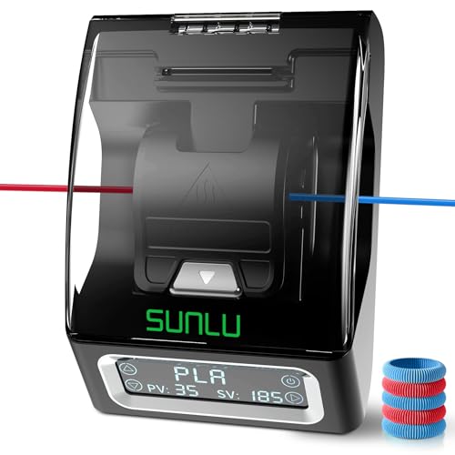 SUNLU Filament Connector, 1,75 mm, bis zu 240 °C, Kompatibel mit PLA PETG TPU ABS PA Nylon, Einfach zu Bedienen, Paket mit 200 Stück PTFE-Hülsen von SUNLU