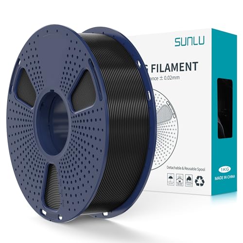 SUNLU PLA+2.0 Filament 1.75mm, Upgrade PLA Plus 3D Drucker Filament, Stärker und robuster, High Speed PLA+ Filament, Maßgenauigkeit +/-0,02mm, 1KG 3D Druck PLA+ Filament, Schwarz SUNLU PLA+2.0 Filament 1.75mm, Upgrade PLA Plus 3D Drucker Filament, Stärker und robuster, High Speed PLA+ Filament, Maßgenauigkeit +/-0,02mm, 1KG 3D Druck PLA+ Filament, Schwarz von SUNLU