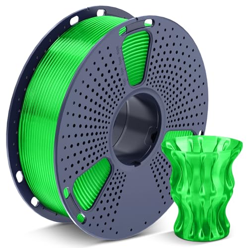 SUNLU PLA Filament 1.75mm Transparente, 3D Drucker Filament PLA 1.75mm, 3D Filament Maßgenauigkeit +/- 0,02mm, Passend Für Sie Meisten FDM 3D Drucker, 1KG Spule. (Transparent Grün) von SUNLU