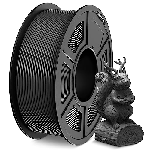 SUNLU PLA Filament 1.75mm,Sauber Gewickelt 3D Drucker Filament PLA 1.75mm,Einfach zu Verwenden,Maßgenauigkeit +/- 0,02mm, 1KG Spule 3D Filament, Kompatibel Mit den Meisten 3D Drucker,PLA Grau von SUNLU