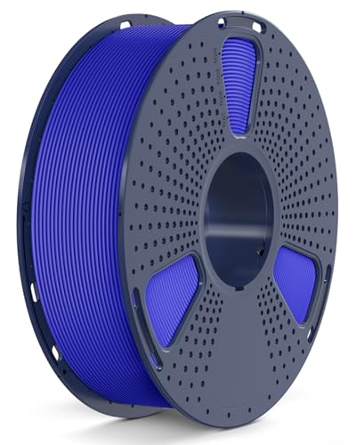 SUNLU Rapid PETG 3D Filament 1.75 mm 1KG, Hohe Geschwindigkeit 30–600mm/s 3D Drucker Filament, Maßgenauigkeit ± 0.02mm, 1KG Reusable Spule, Passend für die Meisten FDM 3D Drucker (Blau) von SUNLU