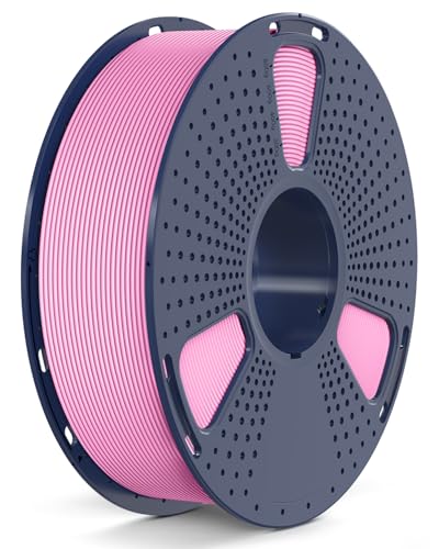 SUNLU Rapid PETG 3D Filament 1.75 mm 1KG, Hohe Geschwindigkeit 30–600mm/s 3D Drucker Filament, Maßgenauigkeit ± 0.02mm, 1KG Reusable Spule, Passend für die Meisten FDM 3D Drucker (Rosa) von SUNLU