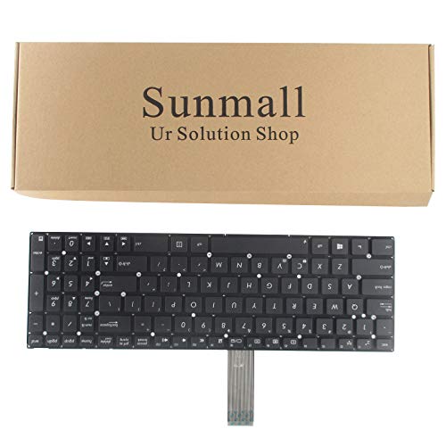 sunmall Tastatur Ersatz für ASUS R510L X550 X 550 CA K550 X 552l Series Laptop Schwarz US Layout (6 Monate Garantie) von SUNMALL