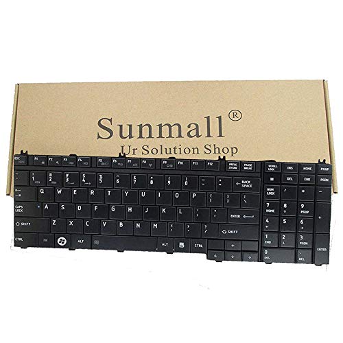 sunmall US Layout Tastatur Ersatz für Laptop TOSHIBA Qosmio A500 A505 G50 G55 X300 X305 X500 X505 L350 l350s L355 l355s L500 L505 L511 L512 L515 L516-L517 L550 L555 L-L582 P300 P305 P500 P505 von SUNMALL
