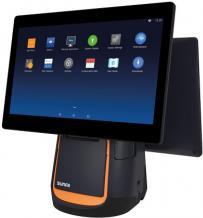 Sunmi T2s, 39,6cm (15.6), KD, Android, schwarz, orange Kassensystem, Retail, Touchscreen, kapazitiv, 39,6cm (15.6), Auflösung: 1920x1080 Pixel, Qualcomm Octa Core, 2,2GHz, RAM: 4GB, Flash: 64GB, USB (5x), RS232, Bluetooth, Ethernet, WLAN (802.11ac), Kassenladenanschluss, Audio, Micro SD-Slot, Kundendisplay (10 ), integrierter Bondrucker, Android (9.0), inkl.: Netzteil, Netzkabel (EU), Farbe: schwarz, orange (P01220055) von SUNMI