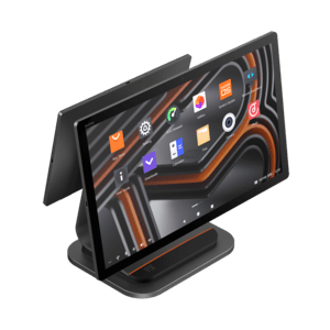 SUNMI T3 PRO, NFC, 39,6cm (15,6), Full HD, USB, USB-C, BT (BLE), Ethernet, WLAN, Android, schwarz, orange Kassensystem, 39,6cm (15,6), Touchscreen, Auflösung: 1920x1080 Pixel, micro SD-Slot, Lautsprecher, Fingerprint Leser, Front-Kamera (8MP), Helligkeit 400cd, Anschluß: USB (Typ A, 4x), USB-C, Bluetooth (BLE, Klasse 5.2), Ethernet, WLAN (802.11ax), Kassenladenanschluss (RJ11, RJ12), Qualcomm Octa Core, 2,0GHz, RAM: 6GB, Flash: 128GB, Android (AOSP), inkl.: Netzteil, Netzkabel (EU, UK), Farbe: schwarz, orange (P01240002) von SUNMI