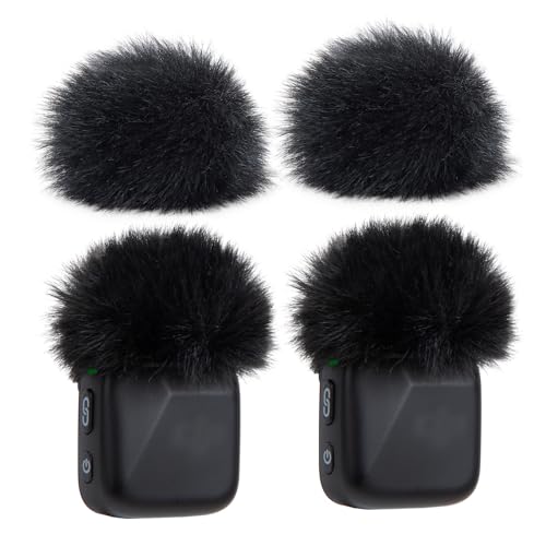 SUNMON 4 Stück Schwarz Windschutz für DJI MINI Mic, pelziger Mikrofon Popschutz Schaumstoff für DJI Wireless Mikrofon, Muff Pop-Filter Rauschunterdrückung, Mikrofonabdeckungen für DJI MINI Mikrofon SUNMON 4 Stück Schwarz Windschutz für DJI MINI Mic, pelziger Mikrofon Popschutz Schaumstoff für DJI Wireless Mikrofon, Muff Pop-Filter Rauschunterdrückung, Mikrofonabdeckungen für DJI MINI Mikrofon von SUNMON