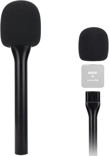 SUNMON Mikrofon Handheld-Adapter mit Schaumstoffset für Rode WirelessGO/GO II/Me/Pro, Handheld Wireless Mikrofon Ständerhalter für Rode Wireless Mikrofon Interviewmikrofon Adapter Handheld für Rode SUNMON Mikrofon Handheld-Adapter mit Schaumstoffset für Rode WirelessGO/GO II/Me/Pro, Handheld Wireless Mikrofon Ständerhalter für Rode Wireless Mikrofon Interviewmikrofon Adapter Handheld für Rode von SUNMON