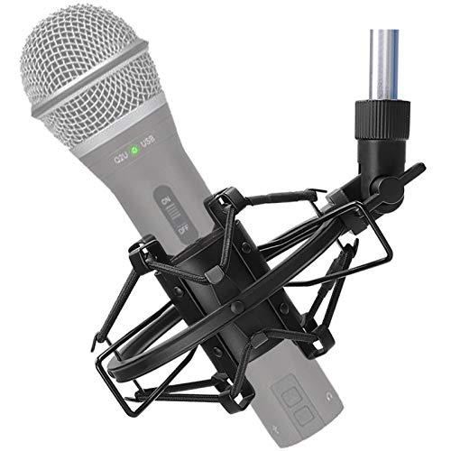 SUNMON Q2U USB/XLR-Mikrofon-Stoßdämpferhalterung zur Reduzierung von Vibrationen und Geräuschen, geeignet für Samson Q2U USB/XLR Dynamic Mic von SUNMON