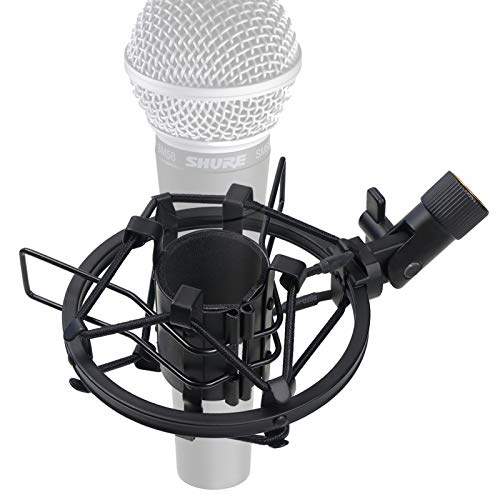 SUNMON SM58 Mikrofon-Stoßdämpferhalterung für reduziert Vibrationen und Lärm, geeignet für Shure SM58-LC, SM58-CN Nierencharakteristik mit dynamischem Gesangsmikrofon von SUNMON