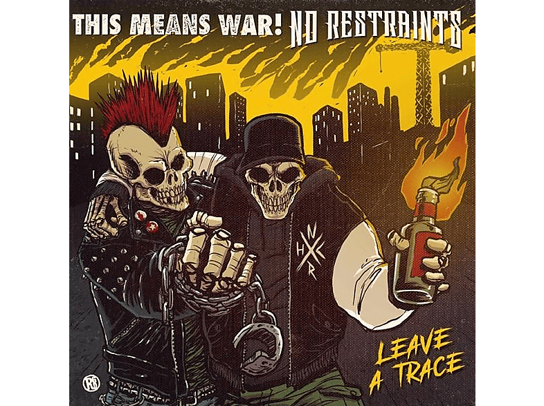 This Means war/No Restraints - leave a trace (split album) (translite orange viny (Vinyl) von SUNNY BAST