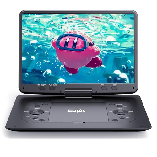 SUNPIN 16.9'' Tragbarer DVD Player mit 14.1'' HD Bildschirm,DVD Player Auto Kinder Button Design,mit 6 Stunden Eingebauter Akku,DVD Player Tragbar Für Sync TV Video Player USB/SD-Karte/Sync TV (14.1) SUNPIN 16.9'' Tragbarer DVD Player mit 14.1'' HD Bildschirm,DVD Player Auto Kinder Button Design,mit 6 Stunden Eingebauter Akku,DVD Player Tragbar Für Sync TV Video Player USB/SD-Karte/Sync TV (14.1) von SUNPIN