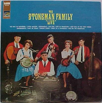 STONEMAN FAMILY live SUNSET 5203 (LP vinyl record) von SUNSET